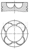 BMW Piston Komple MAHLE