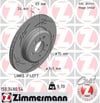 BMW 5 Serisi F10 F07 F11 Arka Fren Diski ZIMMERMANN