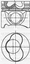 Volkswagen Bora Piston Segman 1.9TDI STD 79.51mm (1-2 Piston) YENMAK