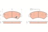 Peugeot Boxer Fiat Ducato Citroen Jumper Ön Fren Balatası TRW