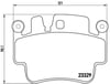Porsche Boxster Ön Balata BREMBO
