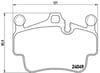 Porsche Boxster Ön Balata BREMBO