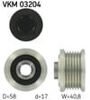Fiat Bravo II Alternatör Kasnağı 1.6D MJET 1.9D MJET 2.0D MJET 6 Kanal SKF