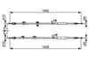 Ford C-Max El Fren Teli 1992-1928mm BOSCH