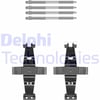 Mercedes C Serisi C180 C200 C220 C250 C300 Ön Fren Balata Montaj Takımı DELPHI