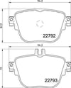 Mercedes C257 W213 S213 C238 A238 Arka Fren Balatası VALEO