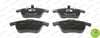 Citroen C4 C4 Grand Picasso C4 Picasso DS4 DS5 Peugeot 5008 Ön Fren Balatası FERODO