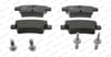 Citroen C4 Picasso Grand Picasso Arka Balata FERODO