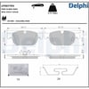 Volvo C40 Elektrikli Ön Fren Balatası DELPHI