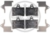 Citroen C5 I IDC C5 I Break DE C5 II RC C5 II Break RE Fren Balata Seti... OPTIMAL