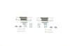 Volkswagen Caddy Golf Jetta Passat Polo Audi A2 80 100 Seat Cordoba Ibiza... BOSCH