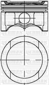 Volkswagen Caddy Piston Segman 1.6 STD 81mm YENMAK