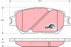 Toyota Camry Ön Disk Balata TRW