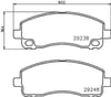 Mitsubishi Canter Arka Disk Fren Balatası VALEO