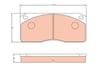 Ford Cargo Volvo FL4 FL6 FLC Ön Disk Balata TRW