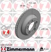 Porsche Cayenne Arka Fren Diski 2017> 330 MM - 28 MM ZIMMERMANN