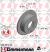 Kia Cerato Arka Fren Diski Dolu Tip ZIMMERMANN