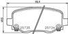 Jeep Cherokee Arka Fren Balatası BREMBO
