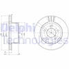 Jeep Cherokee Grand Cherokee Wrangler 2 Fren Diski DELPHI
