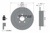 Chrysler Cruiser Neon Arka Fren Diski TEXTAR
