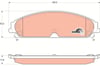 Chrysler 300 C Ön Disk Fren Balatası TRW