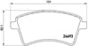 Mercedes Citan Ön Fren Balatası BREMBO