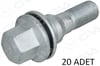 Peugeot 206 Bijon Civatası Flanşlı Geomet M12x1.25x17 GVA