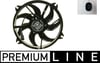 Citroen C5 EM C8 Peugeot 807 Expert 3 Jumpy 3 1.6 HDI-2.0 HDI Fan Motoru MAHLE