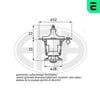 Honda Civic Accord Daihatsu Cuore Sirion Termostat 82C Contalı ERA-
