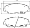 Honda Civic CR-V Ön Fren Balatası BREMBO