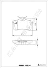 Renault Clio Kangoo Laguna Fluence Megane Citroen Berlingo C2 C3 C4 DS4... KALE-BALATA