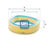 Renault Clio I Megane I Scenic I R9 R11 R19 R21 Hava Filtresi UFI
