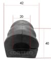 Renault Clio III Nissan Micra Ön Viraj Demir Lastiği 20.5mm CORTECO