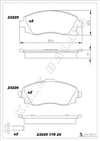 Opel Combo C Ön Balata KALE-BALATA