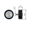Jeep Compass Patriot Chrysler Sebring Alternatör Gergi Rulmanı Vidalı GATES