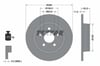 Ford Connect Arka Fren Diski (280 MM) TEXTAR