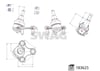Ford Connect VW Caddy Rotil Alt Sol SWAG