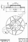 Seat Cordoba 93-02 Ibiza 93-02 Volkswagen Golf 82-99 Jetta 82-91 Polo 95-01... BREMBO