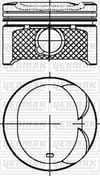 Toyota Corolla Avensis Piston Segman 1.6L 3ZZ-FE VVTi 0.50 YENMAK