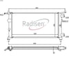 Opel Corsa Radyatör 1.0-1.2 Mechanical RADISEN