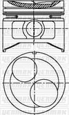 Opel Corsa Kadett 1.2 Motor Piston Segman 1.00 YENMAK