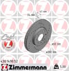 Opel Corsa C Ön Fren Diski Havalı Delikli 260mm ZIMMERMANN