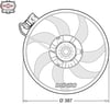 Opel Corsa C Combo C Radyatör Fan Motoru [Tek Fan - Klimalı] DENSO
