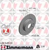 Opel Corsa C Arka Fren Diski Dolu 240mm ZIMMERMANN