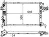 Opel Corsa C Radyatör 1.4-1.8 MAHLE