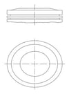 Opel Corsa C Astra 1.4 Z XE Motor Piston Segman STD 77.60mm MAHLE