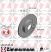 Opel Corsa D Ön Fren Diski Havalı 257mm ZIMMERMANN