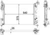 Opel Corsa D Corsa E 1.2 1.4 Motor Su Radyatörü MAHLE