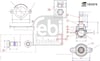 Opel Corsa F Mokka Peugeot 208 2008 DS3 Rot Mili FEBI