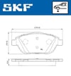 Opel Corsa F Ön Fren Balatası 15 İnç 283mm SKF